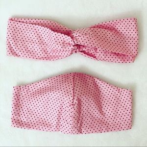 Matching headband and face mask